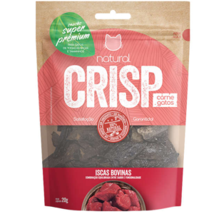 Petisco Natural Crisp Isca Bovina para Gatos - 20g.
