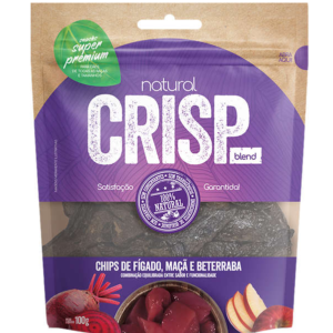 Natural Crisp Fígado, Maçã e Beterraba 100g.