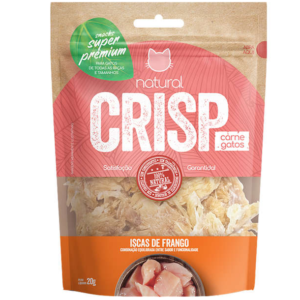 Petisco Natural Crisp Isca de Frango para Gatos - 20g.