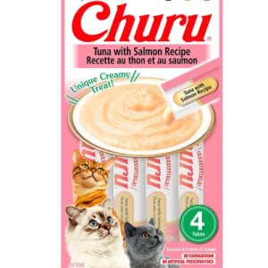 Petisco Churu Sabor Atum e Salmão 56g – Inaba