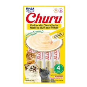 Petisco Churu Sabor Galinha com Queijo - 56g - Inaba